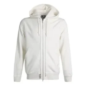 Sportlich-lässige Kapuzenpullis mit durchgehendem Reißverschluss, Unisex, Weiß Sportlich-lässige Kapuzenpullis mit durchgehendem Reißverschluss, Unisex, Weiß