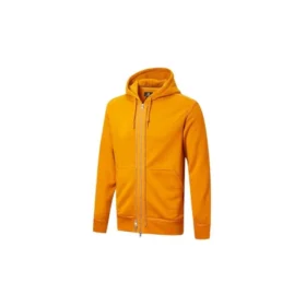 Sportlich-lässiges Kapuzenshirt mit durchgehendem Reißverschluss, Unisex, Orange Sportlich-lässiges Kapuzenshirt mit durchgehendem Reißverschluss, Unisex, Orange