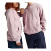 Standard-Passform Hoodie mit gesticktem Stern-Chevron auf der linken Brust, asiatische Größen, „Phantom Violet“
