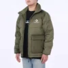 Star Chevron Daunenjacke asiatische Größen „Olivgrün“