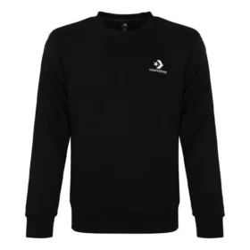 Star Chevron EMB Crew Sweatshirt asiatische Größen „Schwarz“