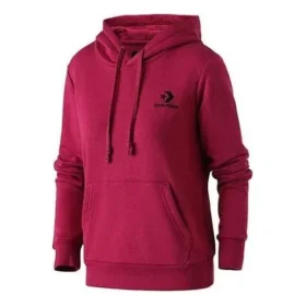 Star Chevron Embroidered Pullover Hoodie asiatische Größen „Dark Red“