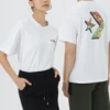 Star Chevron T-Shirt (asiatische Größen) „Weiß“