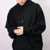 Star Hoodie asiatische Größen „Schwarz“