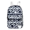 Star Logo Rucksack „Weiß Navy“