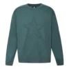 Star Logo Sweatshirt asiatische Größen „Grün“
