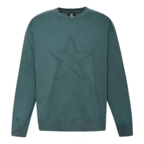 Star Logo Sweatshirt asiatische Größen „Grün“