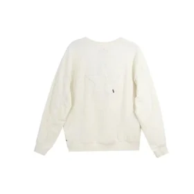 Star-Sweatshirt mit Rundhalsausschnitt, asiatische Größen, „Beige“