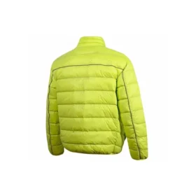 Stehkragen-Leichtpuffer-Jacke in asiatischer Größe „Fluorescent Green“