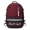 Straight Edge Chuck Taylor Logo Rucksack „Burgundy“