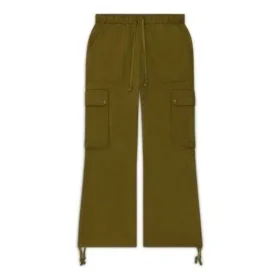 Strick-Cargohose, asiatische Größen „Grün“