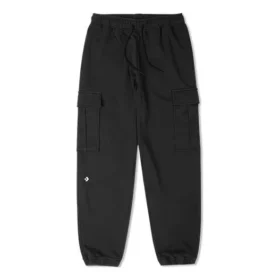 Strick-Cargohose (asiatische Größen) „Schwarz“