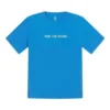Summer Verbiage T-Shirt asiatische Größen „Blau“
