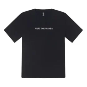 Summer Verbiage T-Shirt asiatische Größen „Schwarz“