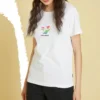 Sun Fill Star Chevron Classic T-Shirt asiatische Größen „Weiß“