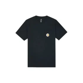 Sushi-Grafik-T-Shirt mit kurzen Ärmeln und Tasche, asiatische Größen „Schwarz“