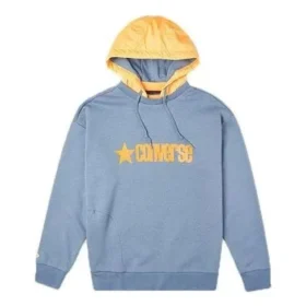 Sweatshirt mit abnehmbarer Kapuze, asiatische Größen „Lakeside Blue“