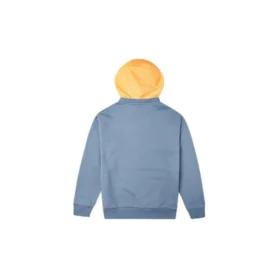 Sweatshirt mit abnehmbarer Kapuze, asiatische Größen „Lakeside Blue“