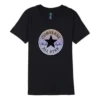 T-Shirt Chuck Taylor All Star T-Shirt asiatische Größen „Schwarz Weiß“