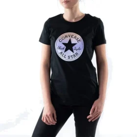 T-Shirt Chuck Taylor All Star T-Shirt asiatische Größen „Schwarz Weiß“