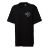 T-Shirt mit Cartoon-Logo, asiatische Größen, „Schwarz“