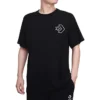 T-Shirt mit Cartoon-Logo, asiatische Größen, „Schwarz“