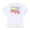 T-Shirt mit „Inverted Desert“-Grafik, asiatische Größen „Weiß“