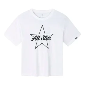 T-Shirt mit Logo-Aufdruck, asiatische Größen „White Black“ T-Shirt mit Logo-Aufdruck, asiatische Größen „White Black“