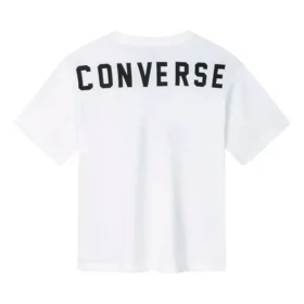 T-Shirt mit Logo-Aufdruck, asiatische Größen „White Black“ T-Shirt mit Logo-Aufdruck, asiatische Größen „White Black“