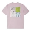 T-Shirt mit Paisley-Muster, asiatische Größen „Pink“