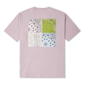 T-Shirt mit Paisley-Muster, asiatische Größen „Pink“