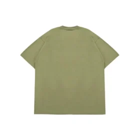 T-Shirt mit Taschenlogo, asiatische Größen, „Army Green“