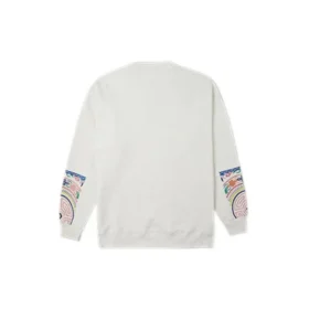 Tapesty Rundhals-Sweatshirt, asiatische Größen „Weiß“