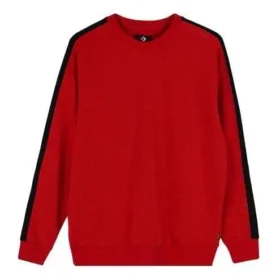 Track Taping Sweatshirt mit Rundhalsausschnitt, asiatische Größen, „Rot“
