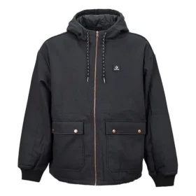 Transition Padded Jacke Asia-Größen „Schwarz“
