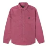 Twill-Langarmhemd mit Knöpfen, asiatische Größen „Berry“