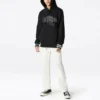 Twisted Varsity Hoodie asiatische Größen „Schwarz“