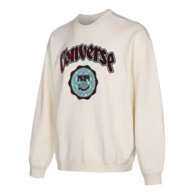 University Crew Sweatshirt asiatische Größen „Weiß“