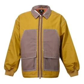 Utility Canvas Jacke asiatische Größen „Wheat“