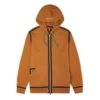 UTILITY FULL ZIP Hoodie (asiatische Größen) „Dark Soba Brown“