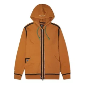 UTILITY FULL ZIP Hoodie (asiatische Größen) „Dark Soba Brown“