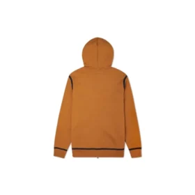 UTILITY FULL ZIP Hoodie (asiatische Größen) „Dark Soba Brown“