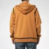 UTILITY FULL ZIP Hoodie (asiatische Größen) „Dark Soba Brown“
