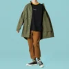 Utility-Parka (asiatische Größen) „Military Green“
