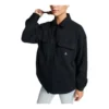 Utility Shirt asiatische Größen „Schwarz“