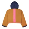 Wandelbares Hoodie-Kleid, asiatische Größen „Navy Tan“