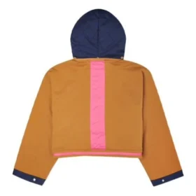 Wandelbares Hoodie-Kleid, asiatische Größen „Navy Tan“