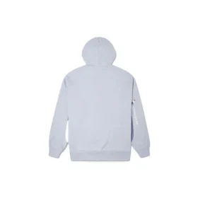Weit geschnittener Hoodie mit Fleecefutter und Farbblock-Design, hellblau