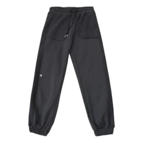 Weite Fleece-Jogginghose (asiatische Größen) „Black“