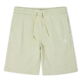 WEITER ZU Fleece-Shorts mit gesticktem Stern-Chevron-Muster, Standard-Passform, asiatische Größen „Grün“